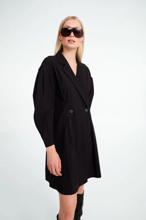 jane lushka kansas blazer dress in black