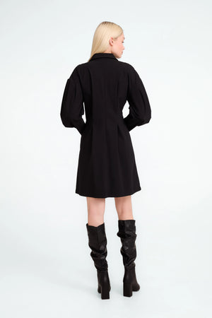 jane lushka kansas blazer dress in black