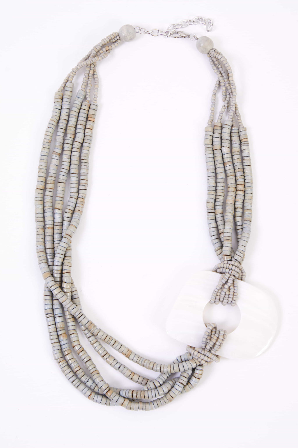 naya beaded necklace oblong trim (front)