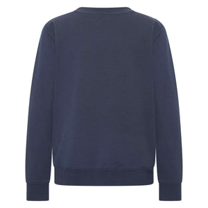 HV beagle embroidered sweater in navy (back)